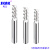 SKAK钨钢铣刀 3刃标准长或加长高光铝用平底铣刀 CNC数控锣刀 3.0*4D*75L