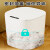 智能垃圾桶感应式客厅卫生间厕所带盖子自动打包电动2023 16L白色光能充电款[感应+脚踢+