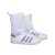 苏识 AF023 硅胶底防滑防水鞋套高筒双排扣白色34-35码双
