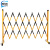 奈运 玻璃钢伸缩围栏1.2*7m黄黑绝缘伸缩管式围栏电力安全施工可移动护栏隔离栏