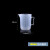 量杯塑料烧杯带刻度级量桶奶茶店专用大容量烘焙毫升小计量杯25 5 1000ml全手柄送杯刷