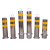 加厚不锈钢防撞柱可移动立柱钢管反光警示桩定制路桩304材质 219直径50公分固定柱