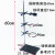 标准铁架台 大号含配件全套加厚底座 实验室教学仪器方座支架 国标高60cm一杆一座