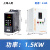 上海人民变频器恒压供水变频柜三相控制柜380V电机风机水泵调速器 1.5KW( 新款 ) 重载矢量变频器