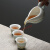 苏氏陶瓷（SUSHI CERAMICS）茶具套装 忆荷陶瓷功夫茶具青瓷手绘描金茶杯子 盒茶壶 0个