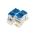 亮才 DLFJ0036 UKK导轨式单极分线盒 一进多出大功率导轨式接线盒端子 UKK160A分线盒-蓝色