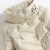 品莠欧洲站小棉袄女短款2022年新款秋冬季小个子外套修身百搭棉衣 米色 s 75-90斤