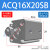 小型气动ACQ16薄型气缸ACQ16*10*15*20*25*50SB 附磁带外牙 ACQ16X20SB带磁带外牙