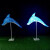 户外led海豚造型灯广场街道公园海洋装饰景观动物灯光节防水亮化 60cm长*灯带款 颜色备注