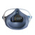 SHIGEMATSU硅胶防尘口罩面具TW08S(带传声器）不带滤盒 1个