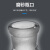 贝傅特 玻璃容量瓶 玻璃刻度容量瓶高硼硅玻璃密封磨砂瓶口实验用品 乳白色透明2000ML 