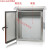 定制适用加厚不锈钢防水箱400*500*180配电箱室外防雨箱监控箱控制箱 深灰色