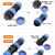 免焊接航空插头防水螺丝接线电缆连接器SP21-2 3芯公母对接头 SP21D-2芯【对接式】-螺丝接线