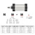 瀚时恒业 标准气缸大全大推力配件大全SC50/63x150-75-200-250-600-800-100 套装SC63-500不含气管 