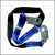 电工安全带配件围杆带加厚耐磨抱杆带电力护套护腰带蓝色保险带定制 蓝色护套围杆带
