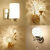 祎琳壁灯卧室墙壁床头灯简约现代创意欧式美式led客厅过道楼梯灯具 8006c-带开关 三色光