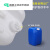 带内盖塑料小方桶密封扁桶耐酸碱化工桶加厚实验室废液桶专用收集 20L蓝色-B款(加厚耐酸碱)