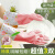 加绒手套女家务厨房洗碗清洁加厚耐用型冬天家用洗衣衣服冬季防水 粉色-3双装（荷花袖） 加绒