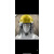 仁聚益国标3C认证品牌14/17款深蓝色均码消防服套装五件套战斗服 忠茗消防头盔 3C认证