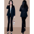 PKTH品牌女士西装外套2024春秋季新款百搭时尚休闲今年流行小西服外套 咖啡色 M （建议100斤以内）