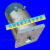 直流液压电机2Kw 12v24v48v60v72v尾板电机动力单元液压泵 柠檬黄 12V500W