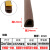 D型半圆胶条电柜门窗配电箱实心自粘橡胶密封条三元乙丙发泡防水 2*9mm平板白色背胶