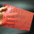 定制小号红色防静电全新料气泡袋泡泡袋加厚防震包装膜批发泡沫袋 30*35里米(100只)