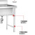 新特丽 不锈钢水槽 0.8厚三池【175*60*80cm】商用落地加厚食堂厨房酒店带水龙头洗菜洗碗池带饭店支架洗手池存储池