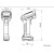 何健弓海康机器人MVIDH7010系列高性能二维码扫描器扫码枪无线手持工业 MV-IDH7010-07-NR-U(有线))