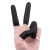稳斯坦 WF116 一次性乳胶防滑手指套 工业橡胶手指套劳保手套 A1进口净化黑色500g 