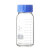 透明丝口瓶蓝盖试剂瓶宽口50 100 250 500 1000ml进口 棕色 500ml