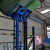 垃圾车提升机升降机液压电动垃圾桶提升机升降机双桶器升降架直销 双桶举升2.3-2.45米全套 蓝