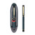 BAOKE() PM178大容量签字笔0.7mm中性笔简约金属子弹头黑色走珠商务高档办公加粗碳素 松苔绿 单支+0.7mm