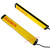 薄型安全光栅光幕传感器红外对射探测冲床光电保护器 明黄色 STM40-24NC
