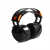 升级隔音耳罩睡眠防噪音学习睡觉专用工业级降噪耳机 蓝橙升级 舒适版送耳塞眼罩