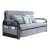 寒婵沙发床两用可折叠客厅多功能布艺小户型网红款抽拉式伸缩单人床 1.08+5厘米床垫 常规款