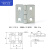 CL218锌合金工业铰链合页大全配电柜电箱门合叶236重型不锈钢折页 CL218-50铁材料镀白