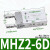 气动手指气缸HFZ6/mhz2-16d/MHZL2-10D/20/25/32小型平行气爪 MHZ2-6D