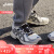 亚瑟士ASICS跑步鞋女鞋网面透气运动鞋GEL-VENTURE 6越野跑鞋1012B359 奶白色/灰色 37.5