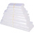 BONZEMON 塑料袋 白色 40*60cm/100只 透明手提式背心袋一次性外卖打包方便袋