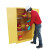 西斯贝尔 WA810220防火防爆柜防火安全柜易燃液体安全储存柜黄色 1台装 60Gal/227L/手动门