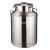 加厚304不锈钢密封桶牛奶桶花生油桶酒桶米桶食用油桶防潮密封罐 30斤装（宽32CM高30CM）15升 钢材厚度1