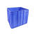 塑料水箱塑料桶水产箱物料盒零件盒整理框水桶方形 70K白色513829cm