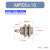 原装MPE6/8/10/12/16X5X10X15-N 针型单作用螺纹气缸 MPE6*10