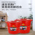 定制定制加厚水桶塑料储水用带盖特大号大白桶户外圆形清洁垃圾桶 22升桶无盖装水44斤 红色