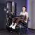 TEZEWA坐姿伸曲腿双功能训练器 商用健身房综合训练器健身器材