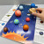 XQ太阳系八大行星模型球实心木球拼图底板立体玩具儿童科学探索 3D
