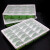 旭伶水饺子盒一次性生速冻饺子打包盒外卖专用151820格分格100只商用 绿白色16格(100套带盖)