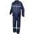代尔塔 PVC涂层涤纶分体反光条雨衣套装 EN400RE；407004-藏青色-M