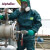 ALPHATEC重型连体防化服耐酸碱有毒气体防护服工厂危险品运输 4000防酸性两件套 S码